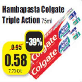 Allahindlus - Hambapasta Colgate Triple Action75ml