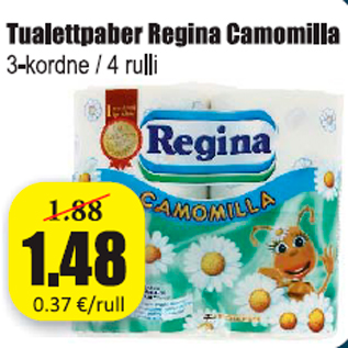 Allahindlus - Tualettpaber Regina Camomilla