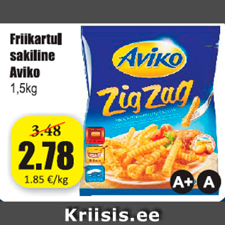 Allahindlus - Friikartul sakiline Aviko 1,5 kg