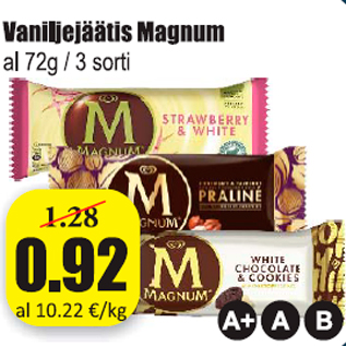 Скидка - Ванильное мороженое Magnum