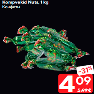 Allahindlus - Kompvekid Nuts, 1 kg