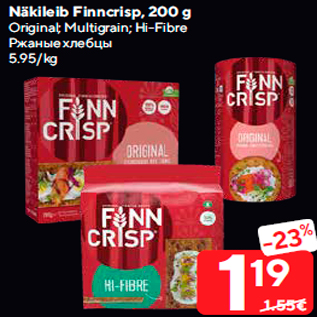 Allahindlus - Näkileib Finncrisp, 200 g