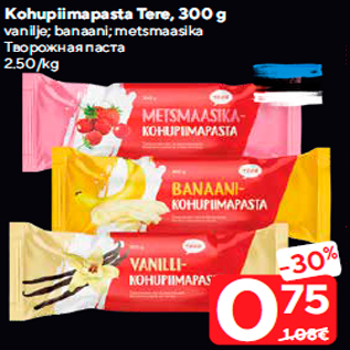 Allahindlus - Kohupiimapasta Tere, 300 g