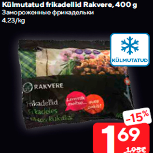 Allahindlus - Külmutatud frikadellid Rakvere, 400 g