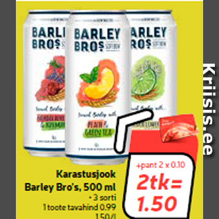 Allahindlus - Karastusjook Barley Bro