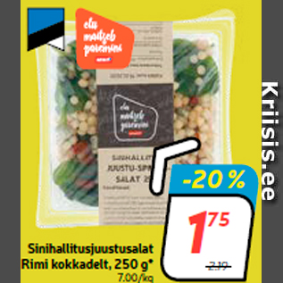 Allahindlus - Sinihallitusjuustusalat Rimi kokkadelt, 250 g*