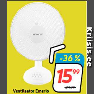 Allahindlus - Ventilaator Emerio