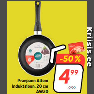 Allahindlus - Praepann Altom induktsioon, 20 cm AW20