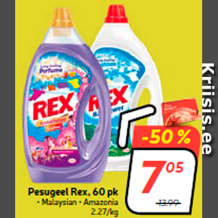 Allahindlus - Pesugeel Rex, 60 pk