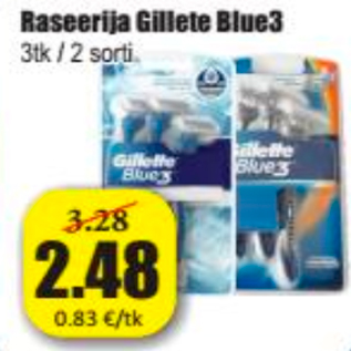 Скидка - Бритва Gillette Blue3