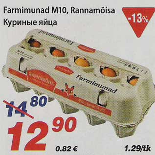 Allahindlus - Farmimunad M10, Rannamõisa