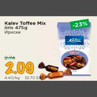 Allahindlus - Kalev Toffee Mix iiris