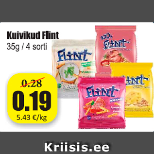 Скидка - Сухари Flint