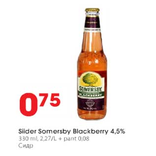 Allahindlus - Siider Somersby Blackberry 4,5%, 330 ml