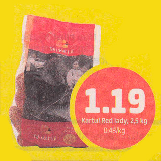 Скидка - Картофель красный, 2,5 кг