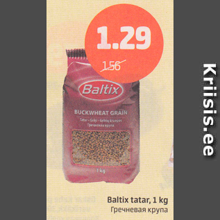 Allahindlus - Baltix tatar, 1 kg