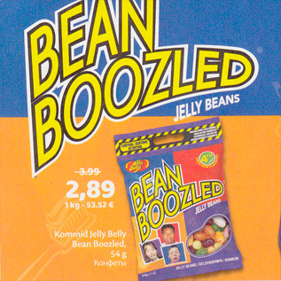 Allahindlus - Kommid Jelly Belly Bean Boozled, 54 g