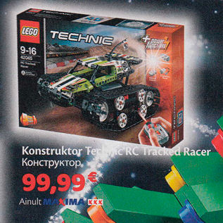 Allahindlus - Konstruktor Technic RC Tracked Racer