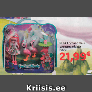 Allahindlus - Nukk Enchantimals aksessuaaridega