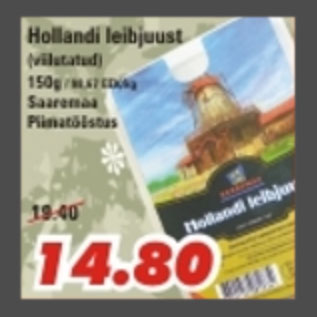 Allahindlus - Hollandi leibjuust