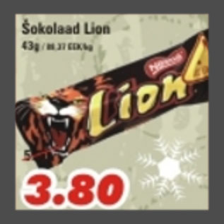 Allahindlus - Šokolaad Lion