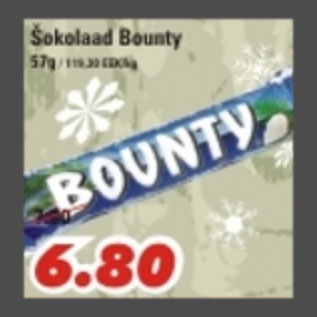 Allahindlus - Šokolaad Bounty