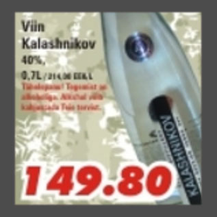 Allahindlus - Viin Kalashnikov