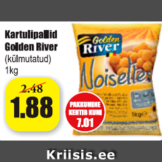 Скидка - Картофельные шарики Golden River