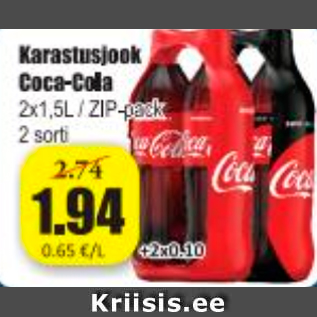 Allahindlus - Karastusjook Coca-Cola