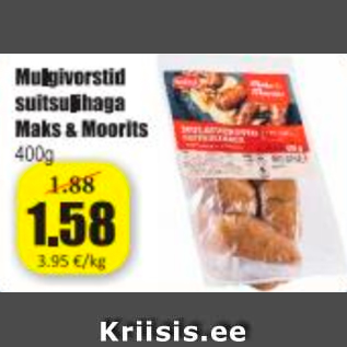 Allahindlus - Mulgivorstid suitsulihaga Maks & Moorits 400 g