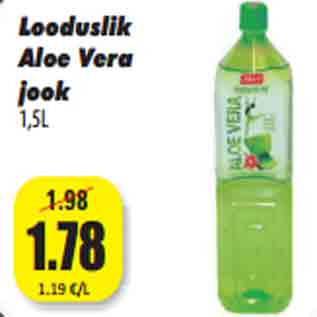 Скидка - Натуральный напиток Aloe Vera 1,5 л
