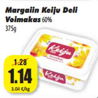 Allahindlus - Margaiin Keiju Deli Voimakas 60% 375g