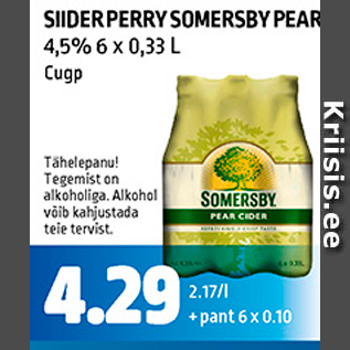 Allahindlus - SIIDER PERRY SOMERSBY PEAR