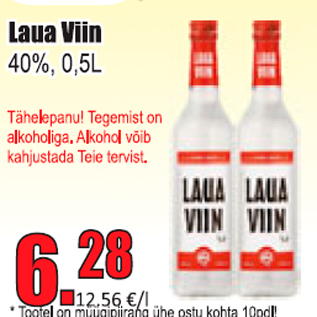 Allahindlus - Laua Viin