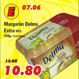 Allahindlus - Margarin Delma Extra