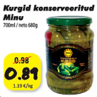 Скидка - Огурцы консервированные