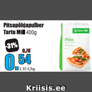 Скидка - Порошок для пиццы Tartu Mill 400 г