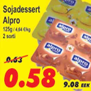 Allahindlus - Sojadessert Alpro