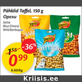 Allahindlus - Pähklid Taffel, 150 g