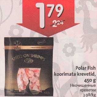 Allahindlus - Polar Fish koorimata krevetid, 450 g