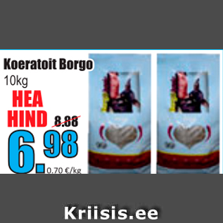 Allahindlus - Koeratoit Borgo, 10 kg