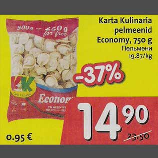 Allahindlus - Karta Kulinaria pelmeenid Economy