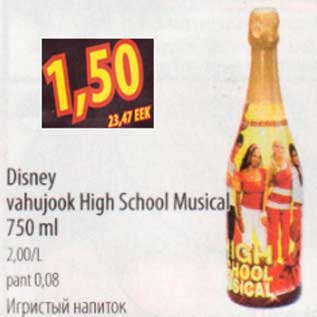 Allahindlus - Disney vahujook High School Musical