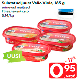 Allahindlus - Sulatatud juust Valio Viola, 185 g