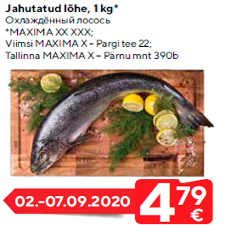 Allahindlus - Jahutatud lõhe, 1 kg