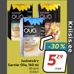 Allahindlus - Juuksevärv Garnier Olia, 160 ml