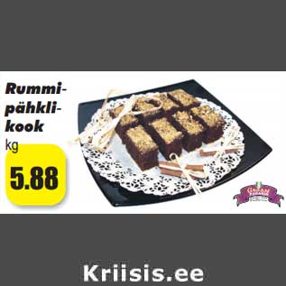 Allahindlus - Rummi- pähkli- kook kg