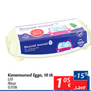 Allahindlus - Kanamunad Eggo, 10 tk