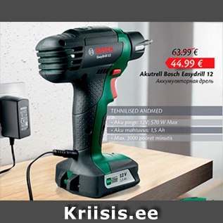 Allahindlus - Akutrell Bosch Easydrill 12