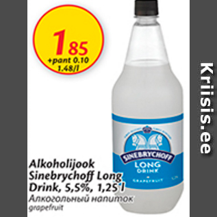 Allahindlus - Alkoholijook Sinebrychoff Long Drink